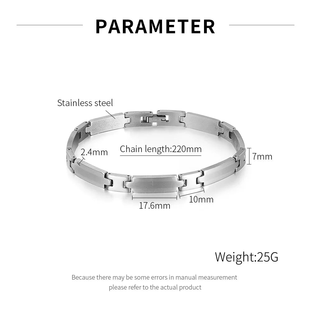Titanium Box Bracelet